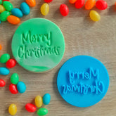 Merry Christmas Fondant Stamp - The Party Room